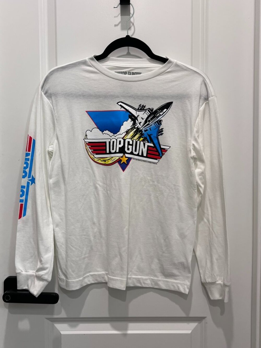 2/$18 💥🆕 Top Gun White LS Graphic T-Shirt | Size XL | 5918